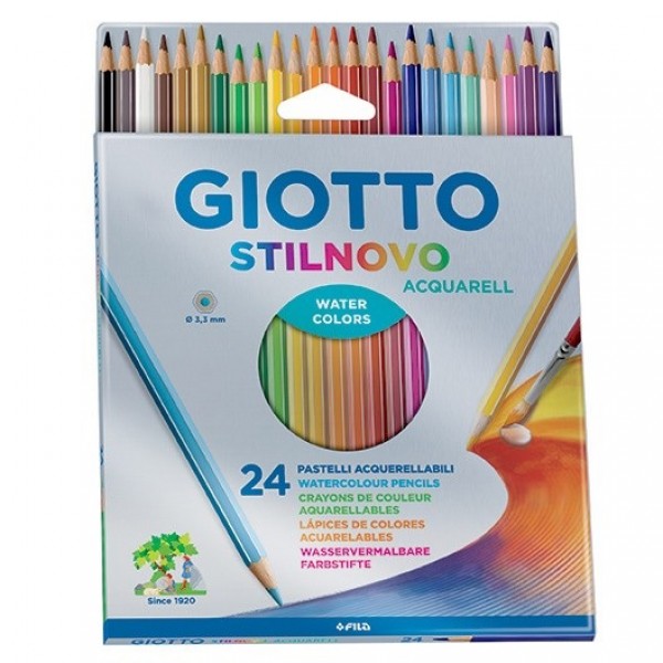lápis cor giotto stilnovo aquarelável