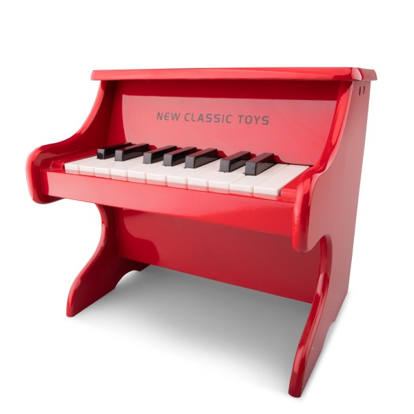 Protocol Piano Infantil Madeira Lacado Vermelho - 6226